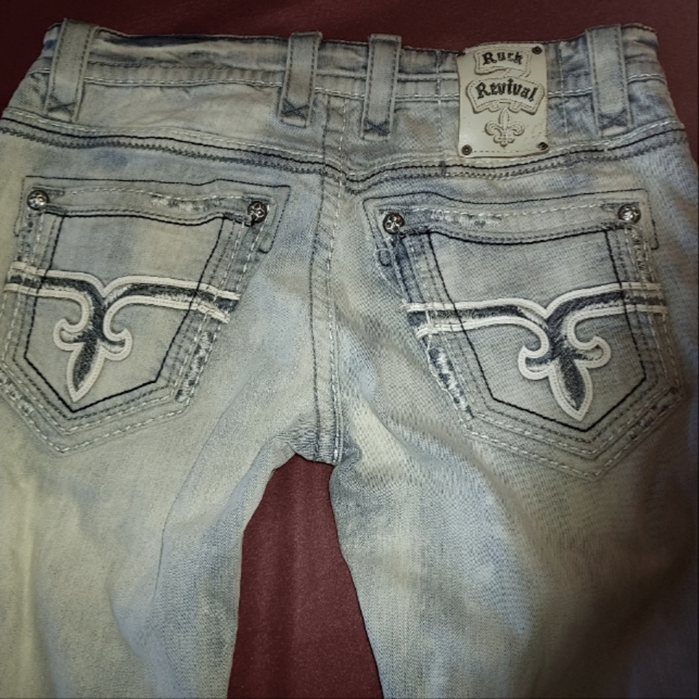 Rock Revival Macy's men's jeans 32x34 AJ straight